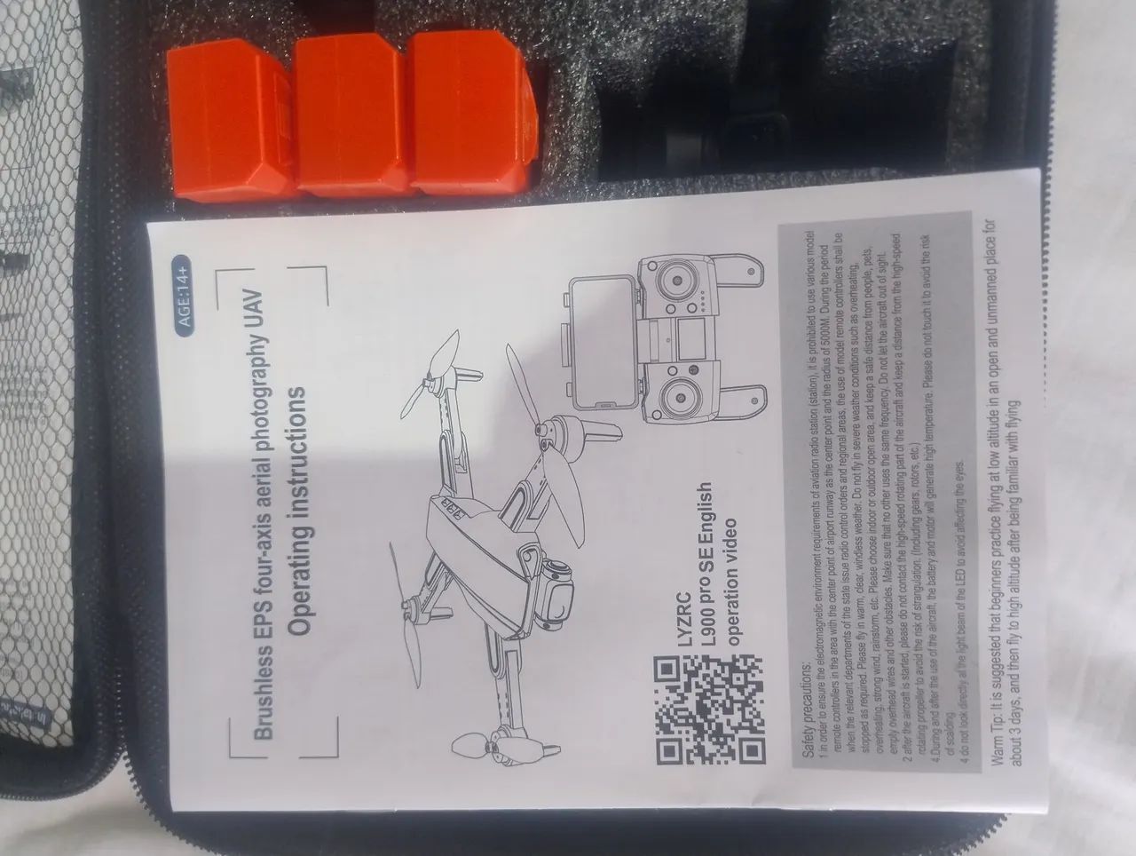 Drone com 3 baterias  - Foto 4