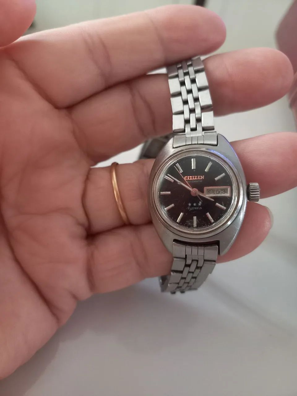 Citizen Automatic "3 Estrelas" 1976 - Com Etiqueta Original - Vintage - Foto 3
