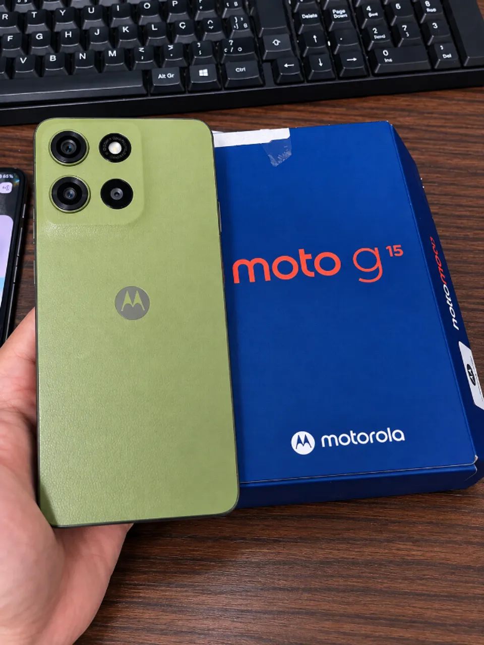 Celular Motorola Moto g15 IMPECÁVEL - Foto 2