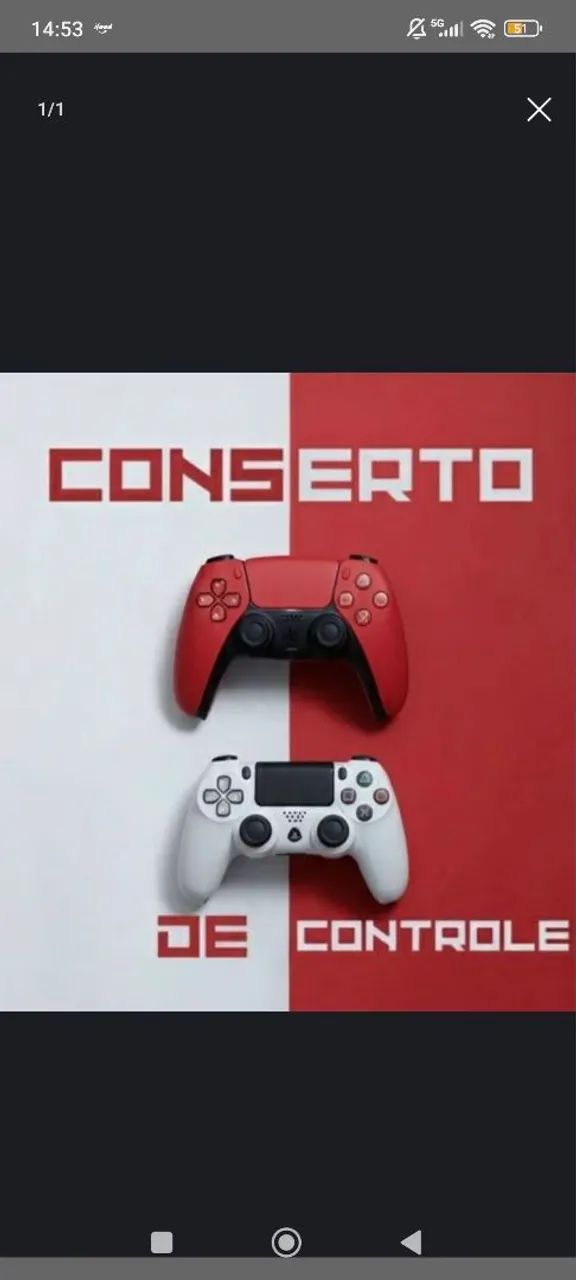 Conserto controle ps4 PS5 troca analógico 