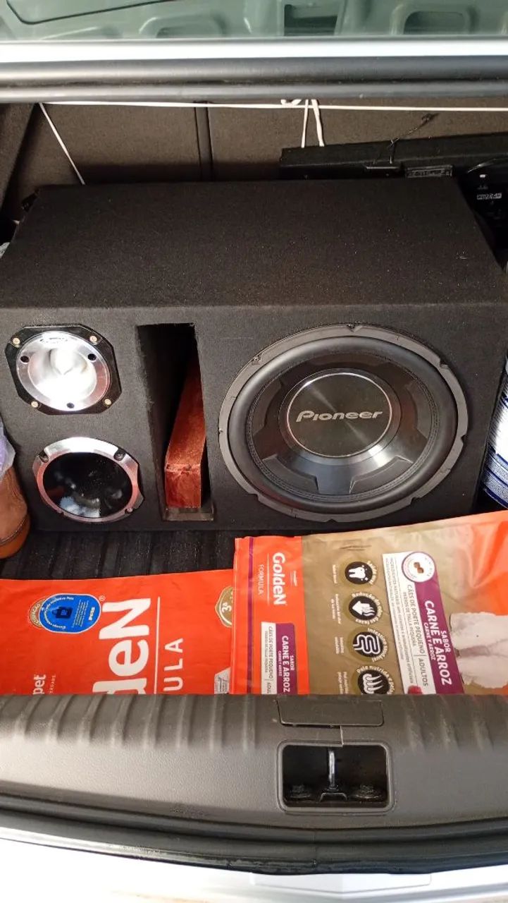 Caixa trio com fone pionner de 600w - Foto 3