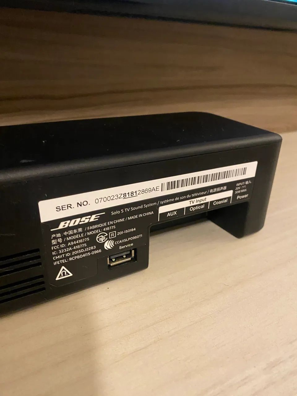 Soundbar Bose Solo 5 - Aparelhos de Som - Atuba, Colombo