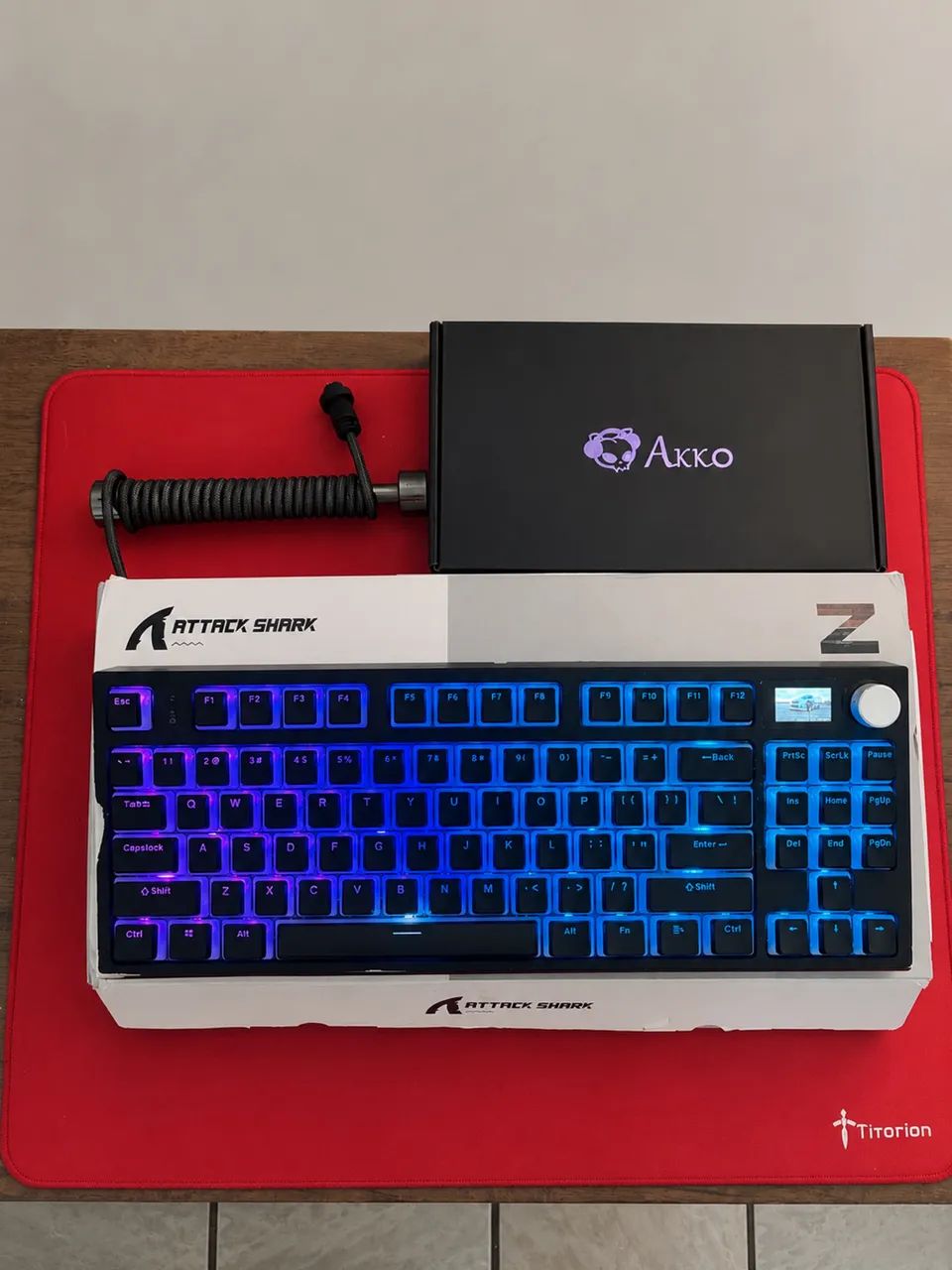 Teclado Attack Skark k86 com upgrade