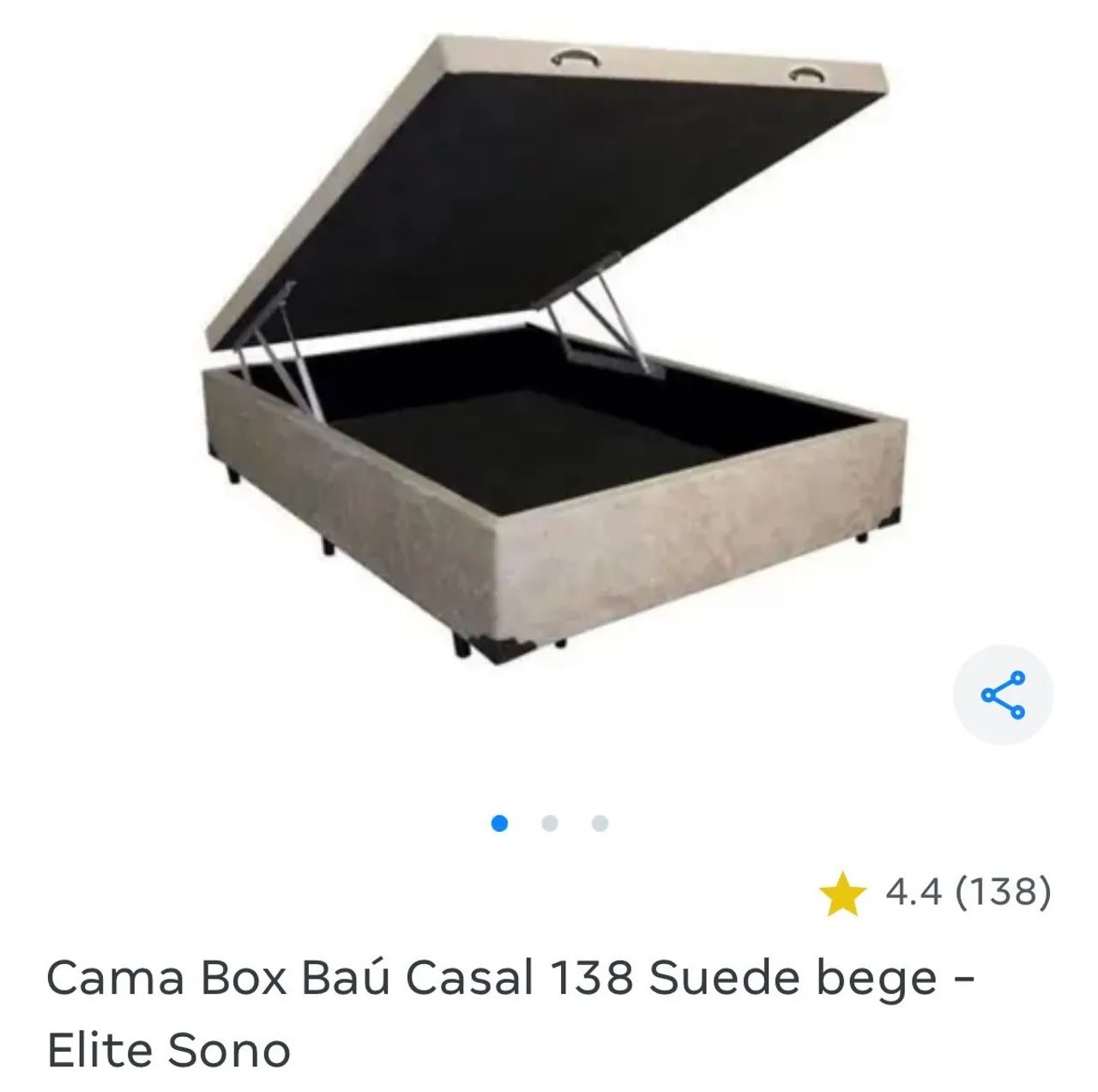 Vendo cama box baú casal  - Foto 2