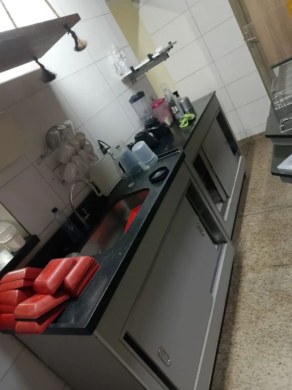 Pia balcão planejada 
