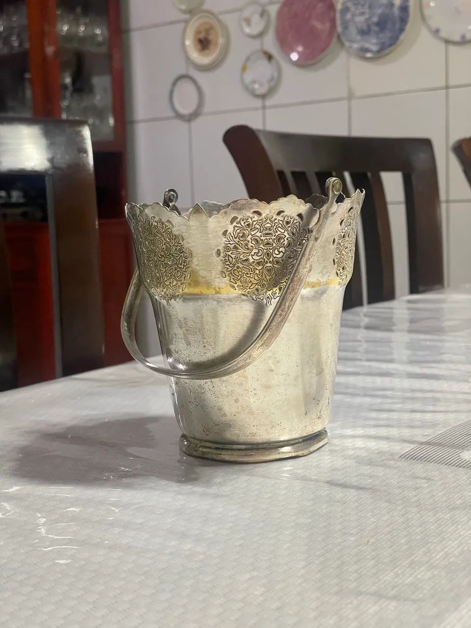 Balde de gelo em prata - Foto 3