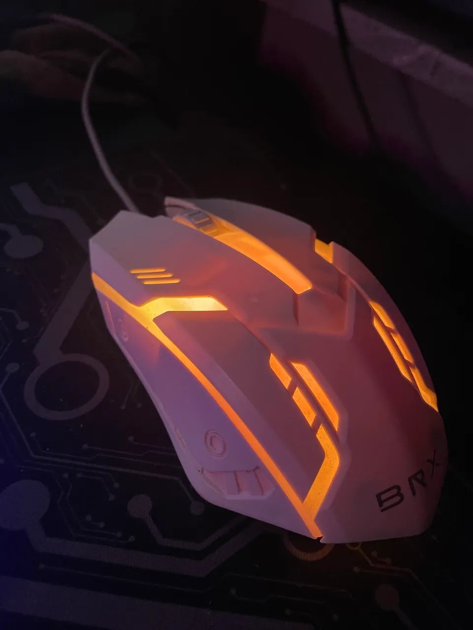 Mouse BRX com iluminação RGB  - Foto 3