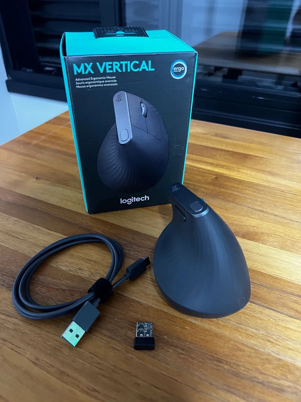 Mouse Logitech MX Vertical em excelente estado  - Foto 5