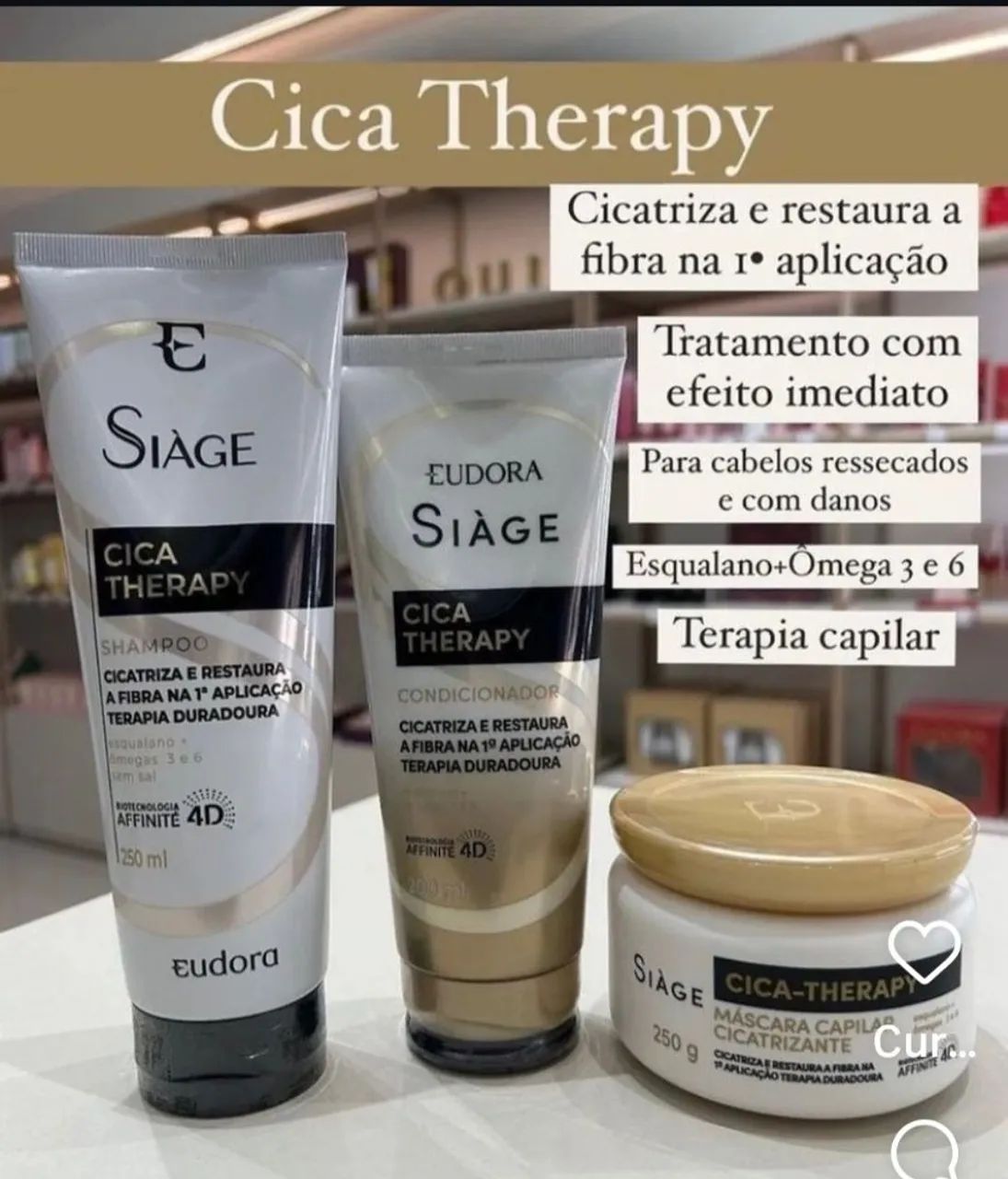 Kit cabelos Eudora Siage  - Foto 5