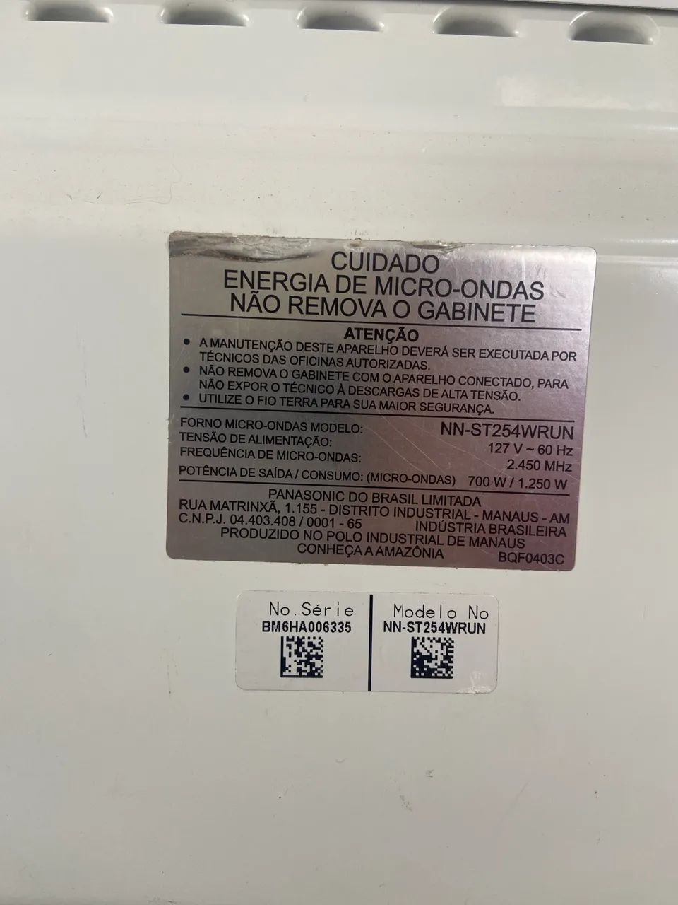 Vendo microondas Panasonic 127 watts  - Foto 2