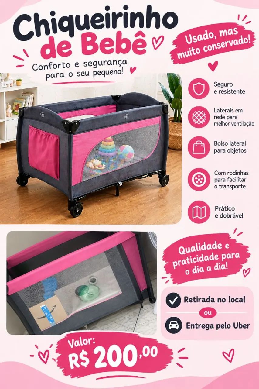 Cercadinho para bebê