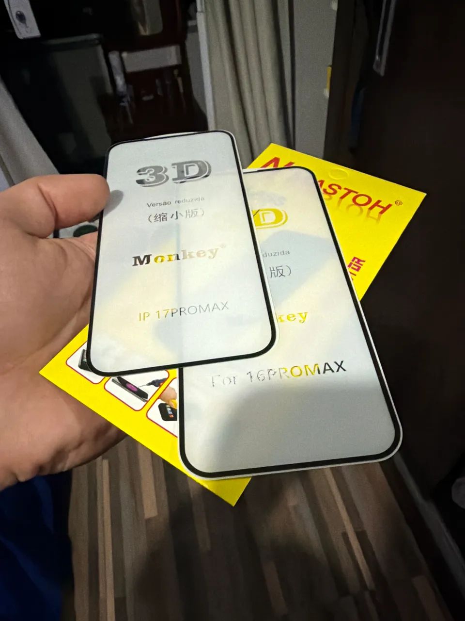 pelicula vidro iphone 16 e 17 pro max