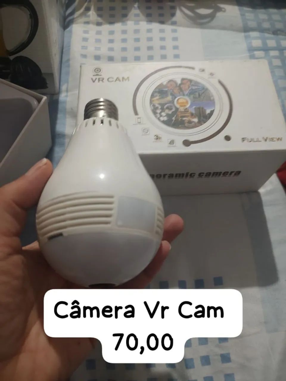 Câmera Vr modelo lâmpada 