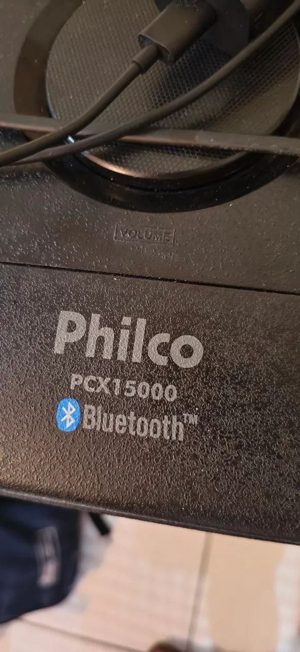 CAIXA DE SOM PHILCO PCX 1500 BLUETOOTH FUNCIONANDO PERFEITAMENTE - Foto 4