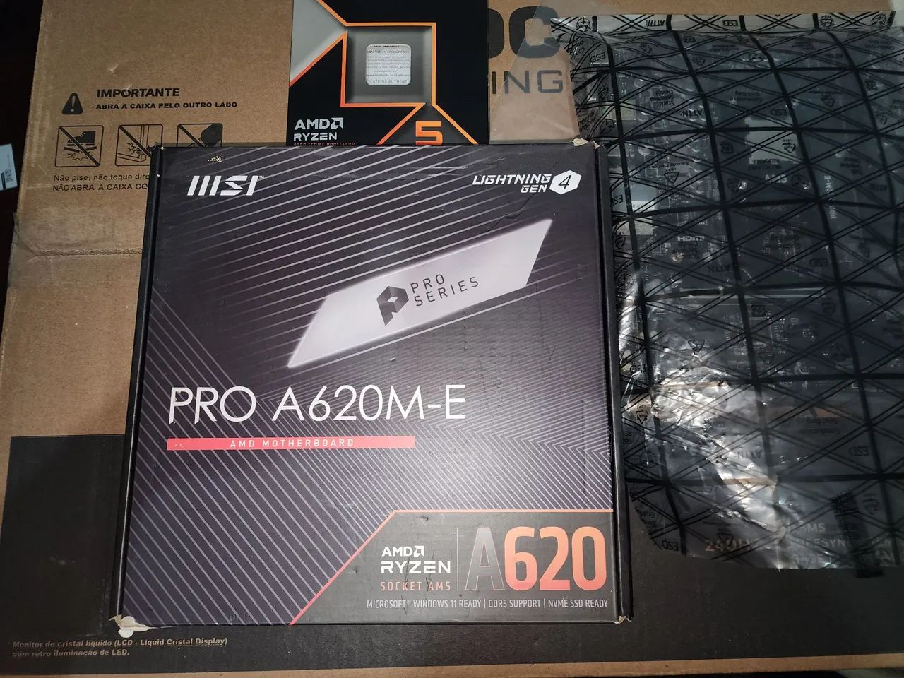 Placa mãe msi pro a620m-e DDR5 - Foto 4
