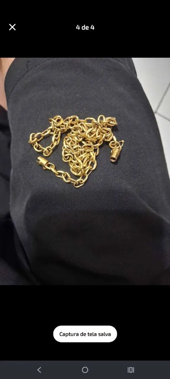 Cordão ouro 18k 750 - Foto 2