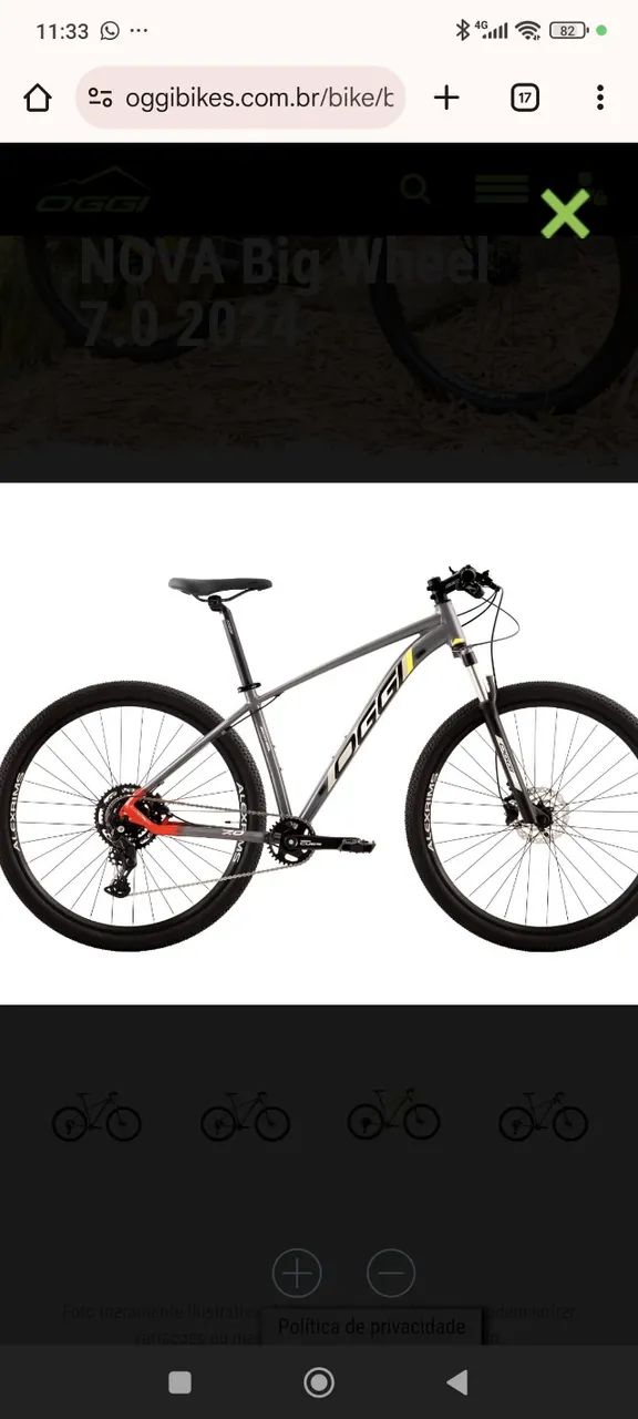 Bicicleta OGGI 7.0 2025 - Foto 2