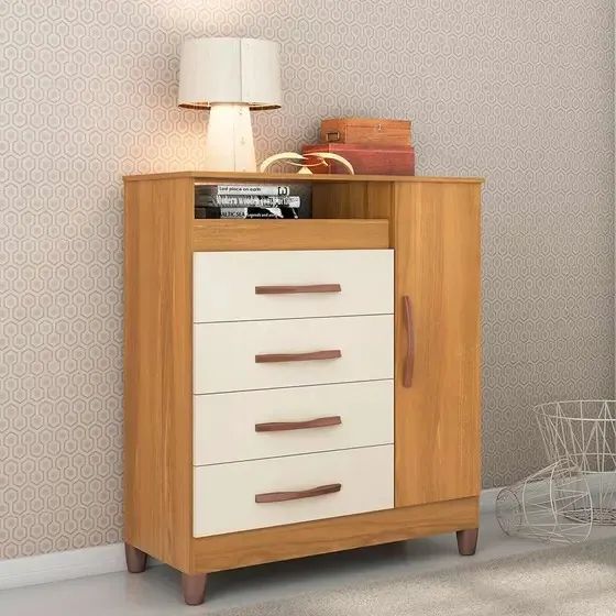 Cômoda Turquesa Quadriflex 1P 4G  - Foto 5
