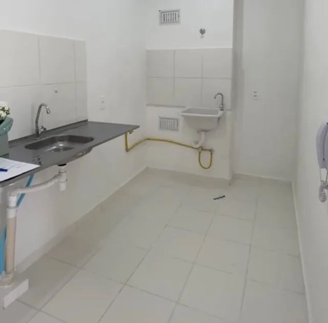 Pia de Inox, duas cubas de cerâmica pia + tanque - Foto 2