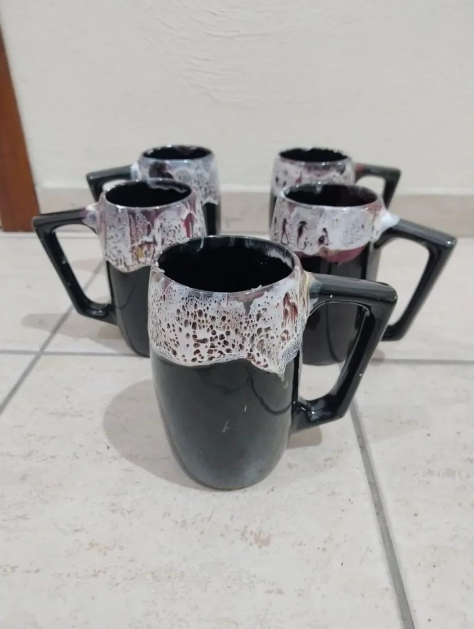 Kit 5 Copos de chopp vintage  - Foto 4