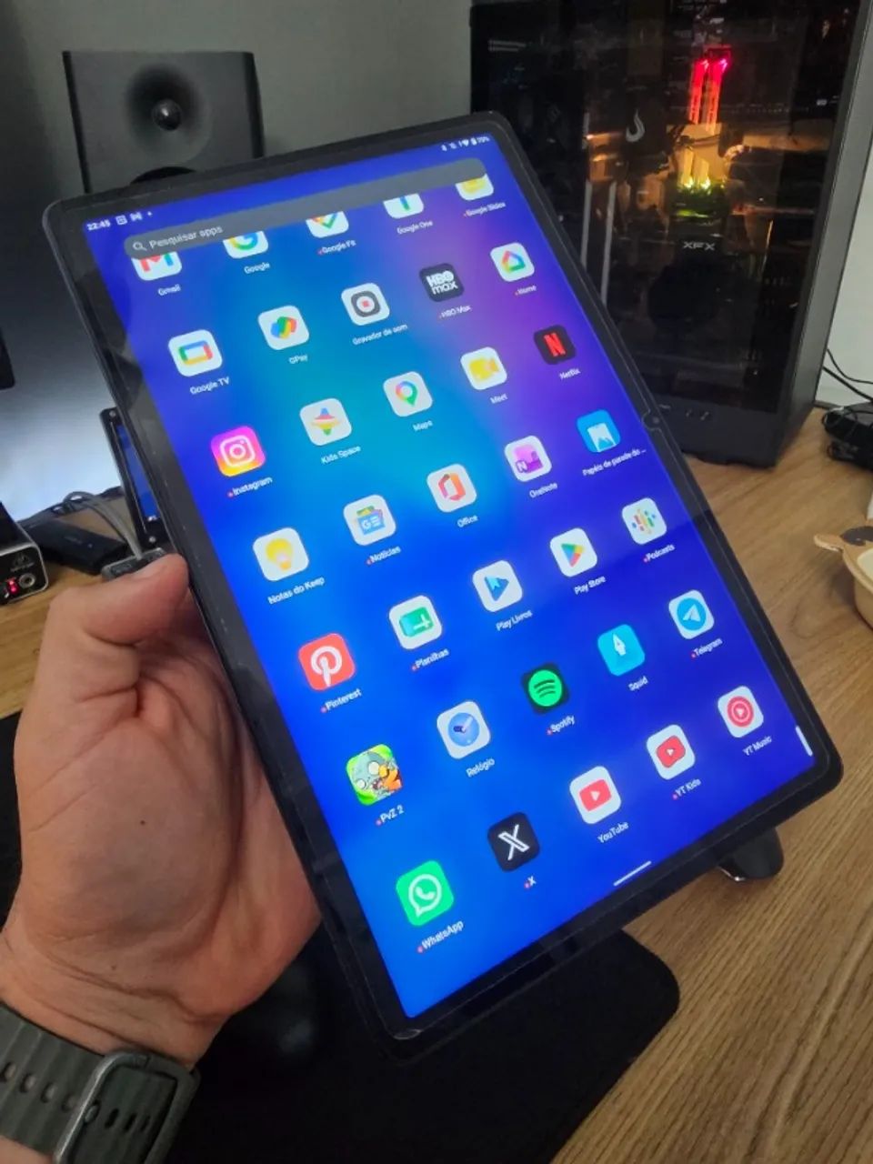 Tablet Lenovo P11 - Versão TOP 6GB de RAM - KIT Completo - Teclado e SPEN - Foto 2