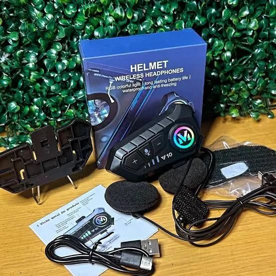 Fone Bluetooth para Capacete de Moto intercomunicador  - Foto 4