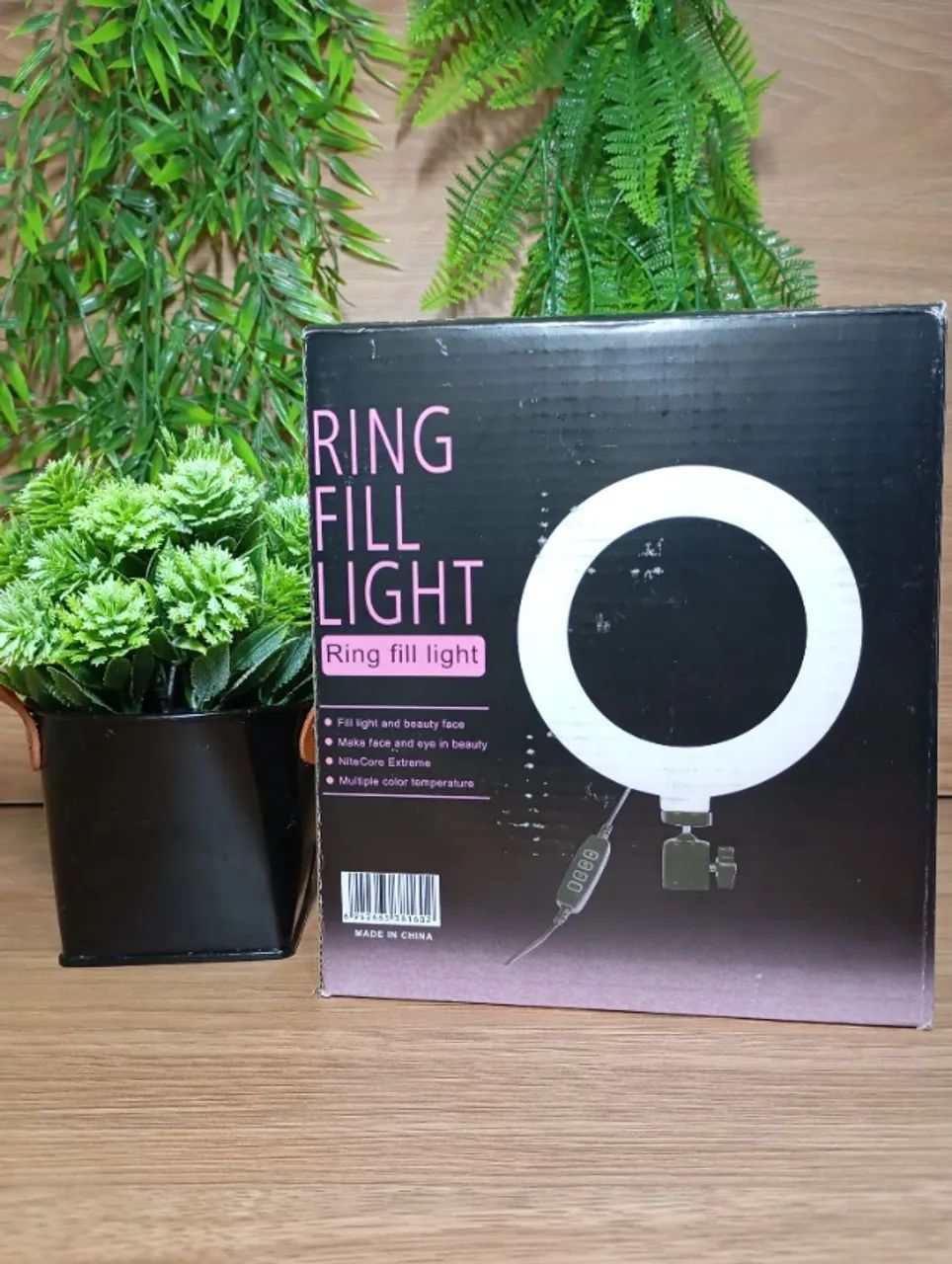 Ring Light 6 Polegadas 16cm com Suporte para Celular Tripé LED para Selfie, Vídeos, Maquia - Foto 4