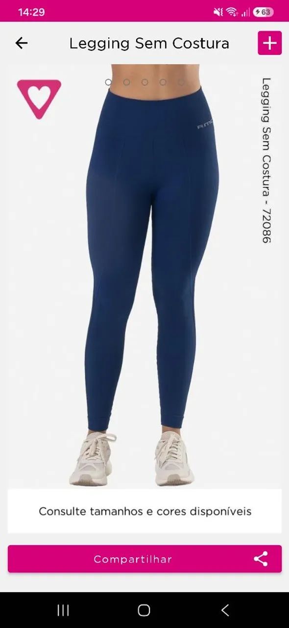 Legging canelada feminina 