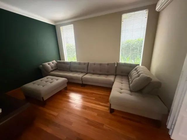 Sofá De Canto Modular Com Puff (Usado) - Foto 2