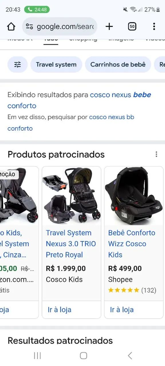 Carrinho de bebe cosco nexus - Foto 3