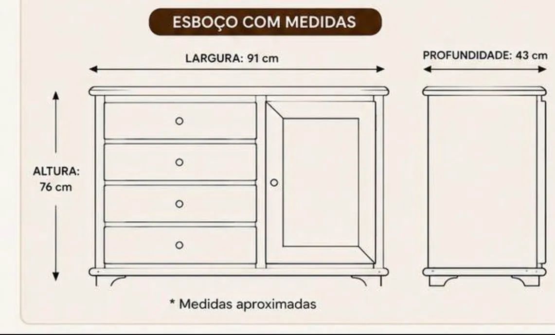 Cômoda - Gaveteiro - Foto 2