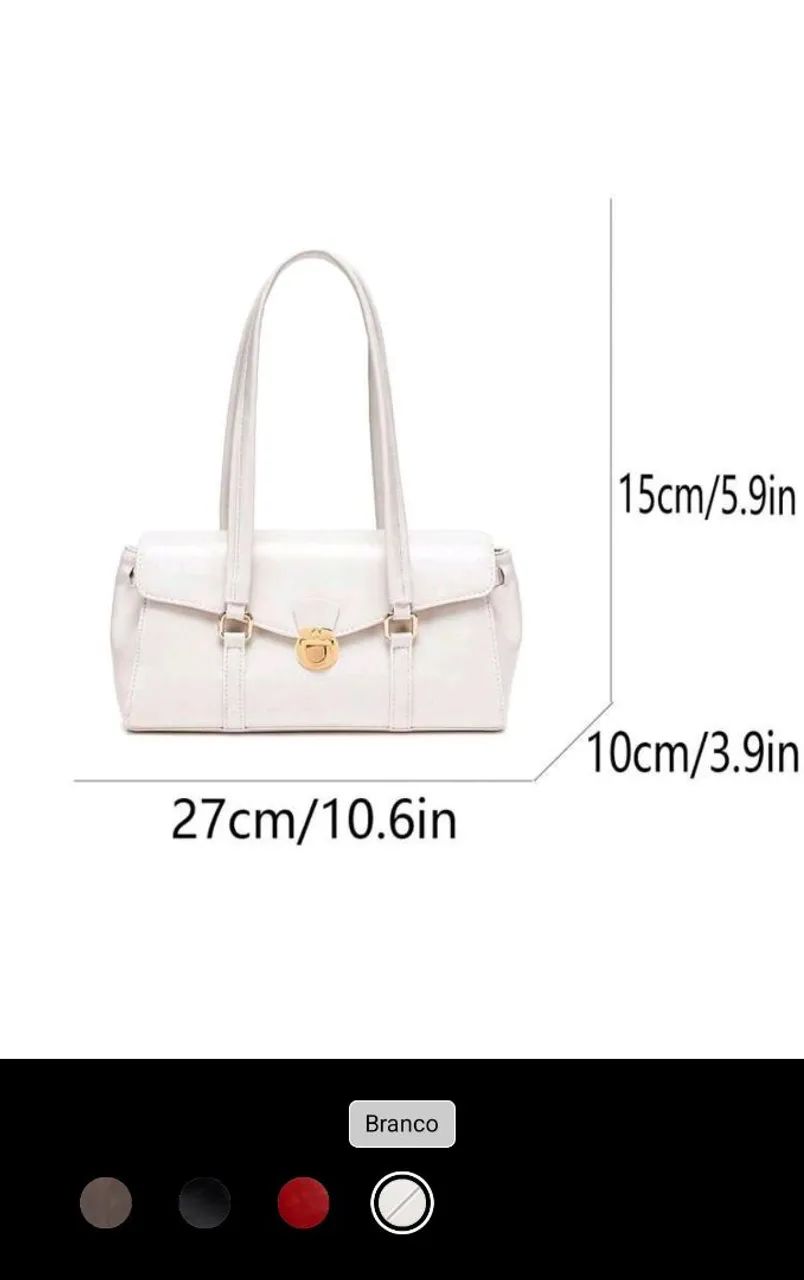 Bolsa branca  - Foto 2