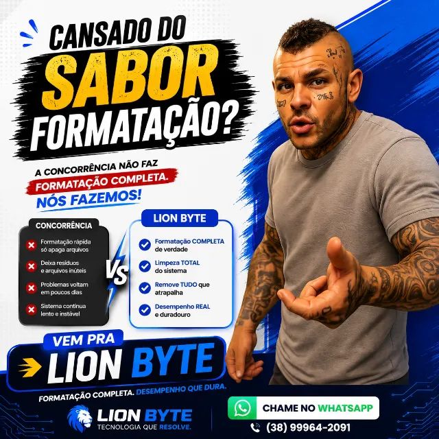 Formatação de Desktop's e Notebook's