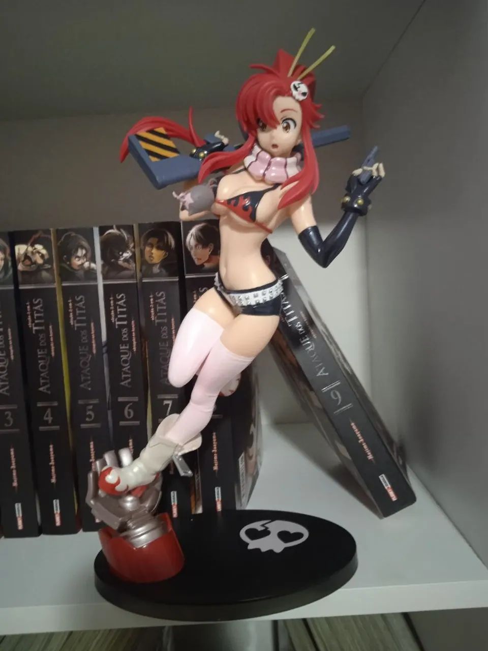 置物 Yoko Figure Yoko Littner - Gurren Lagann - Hobbies e coleções - Jardim
