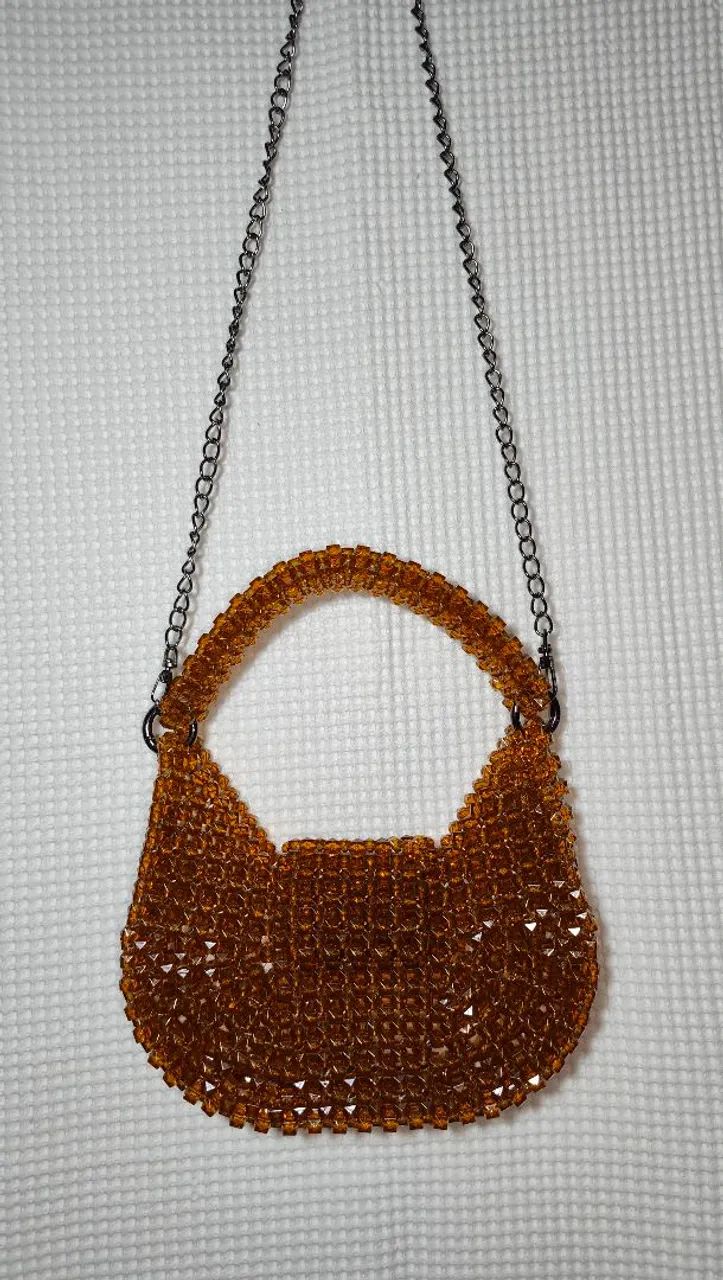 Bolsa de Miçangas - Cristal Âmbar  - Foto 3