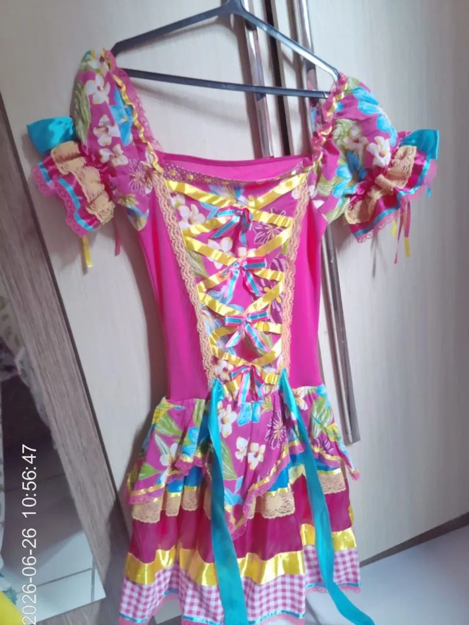 Vestido junina TAM G - Foto 2