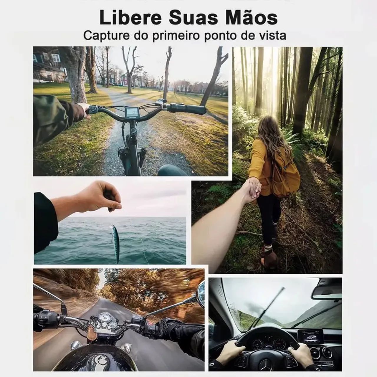 Suporte peitoral para celular câmera e Gopro ajustável 360° - Foto 3