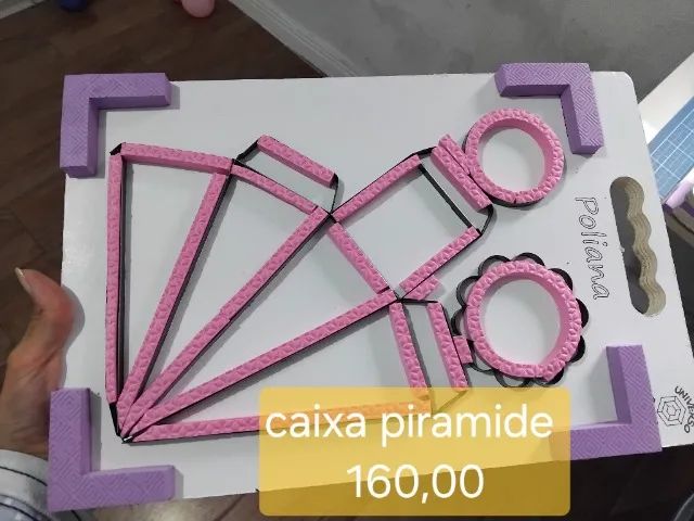 Faca para corte e vinco caixa Pirâmide 