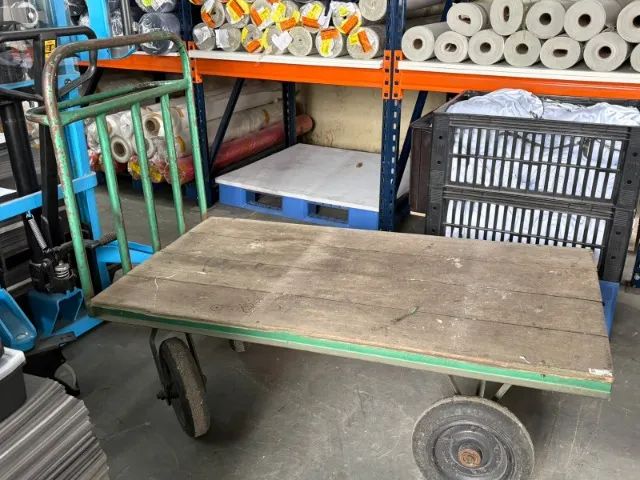 carrinho plataforma metal