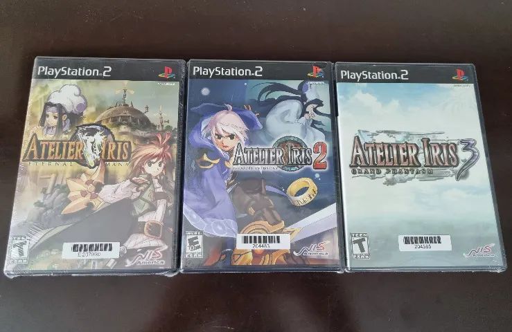 Atelier Iris 1, 2 e 3 PS2 Usados Completos