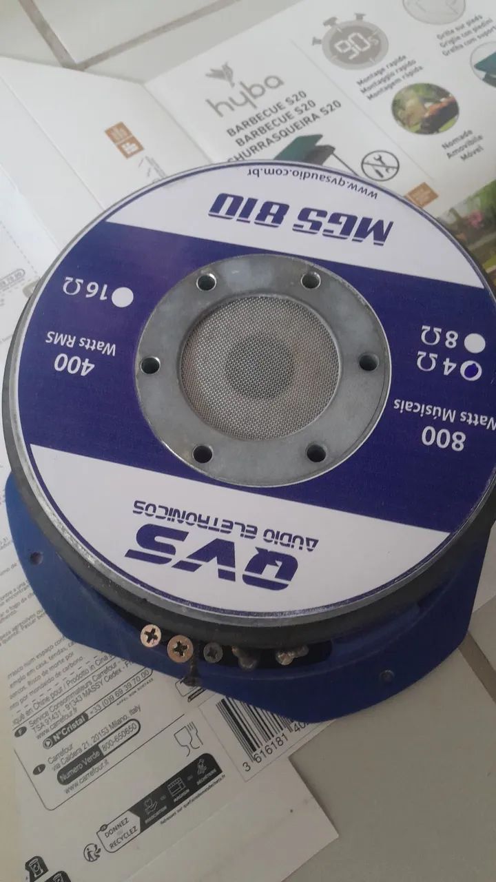 Vendo médio QVS de 10 polegadas todo original  - Foto 2