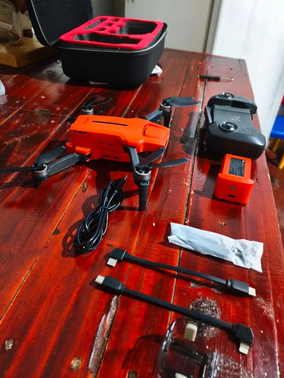 Drone fimi mine 3 impecável zero gimbal 3 eixos