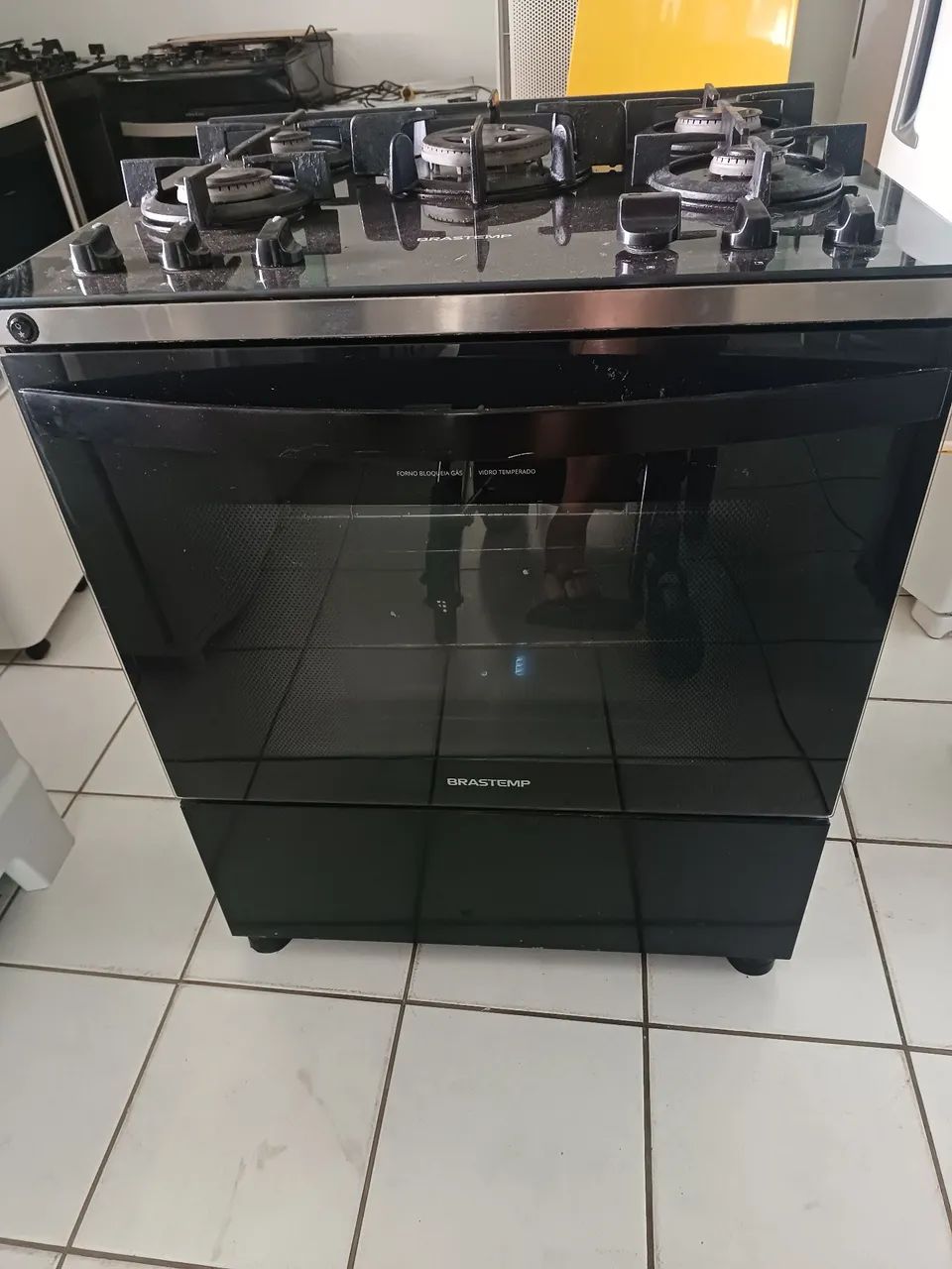 Fogão automático mesa de vidro 