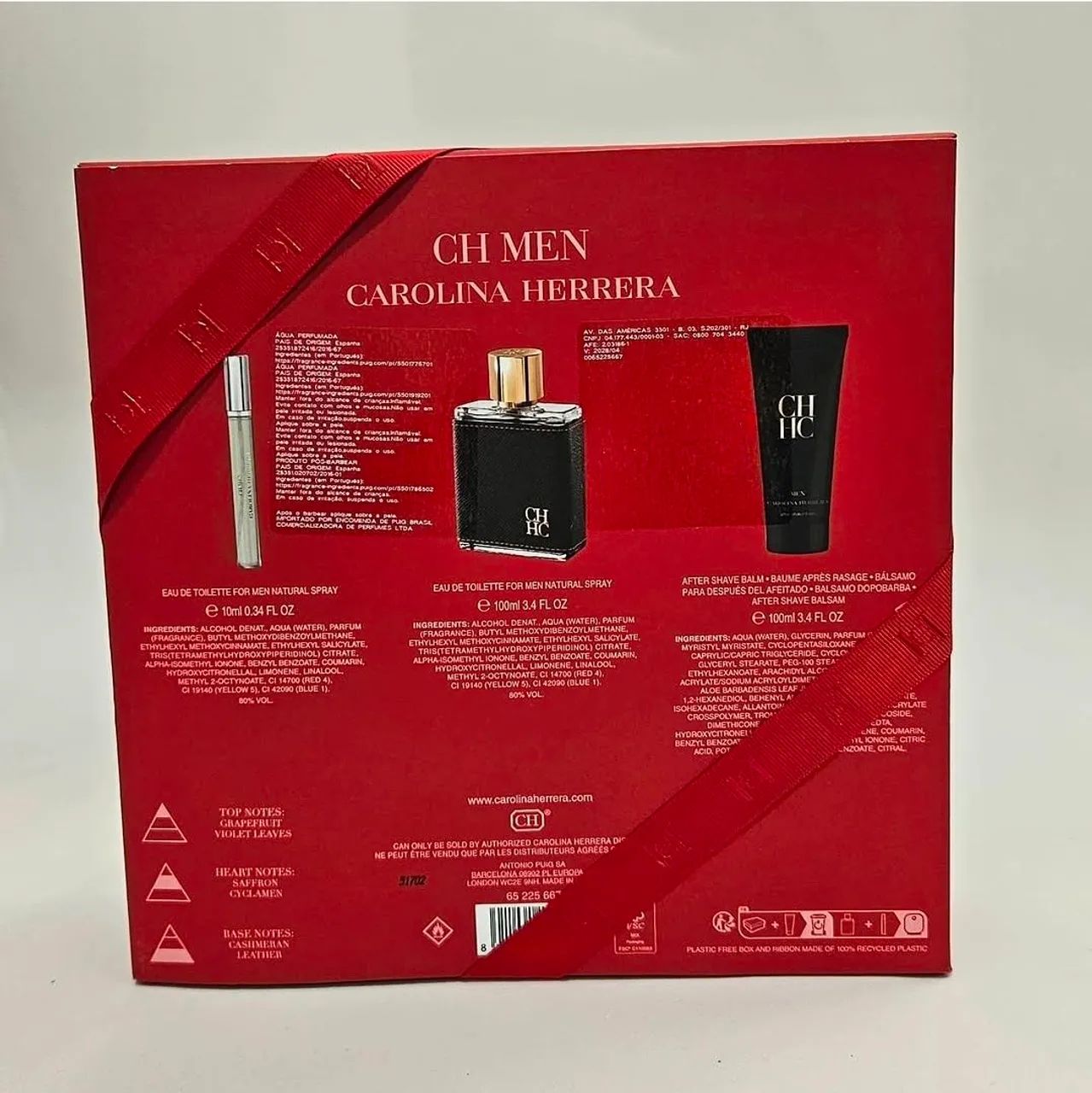 Kit Perfume CH masculino 100ml - Foto 3