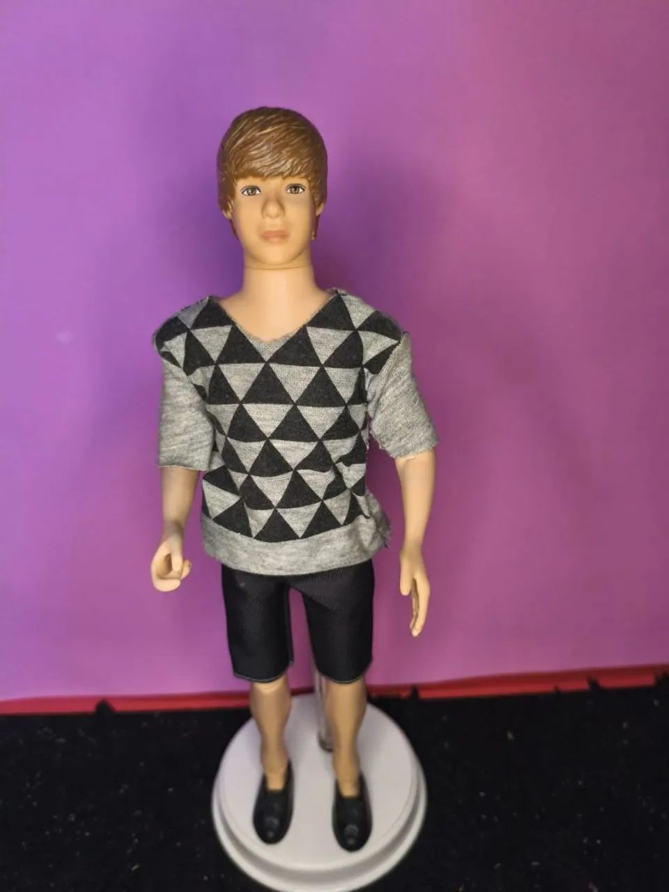 Boneco Justin Bieber usado mas cantando  - Foto 4
