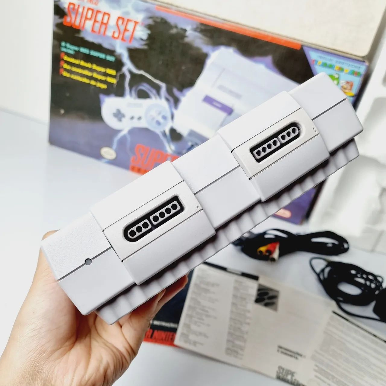 482- CONSOLE LIGHTNING BOX SUPER NINTENDO SUPERSET - Foto 3