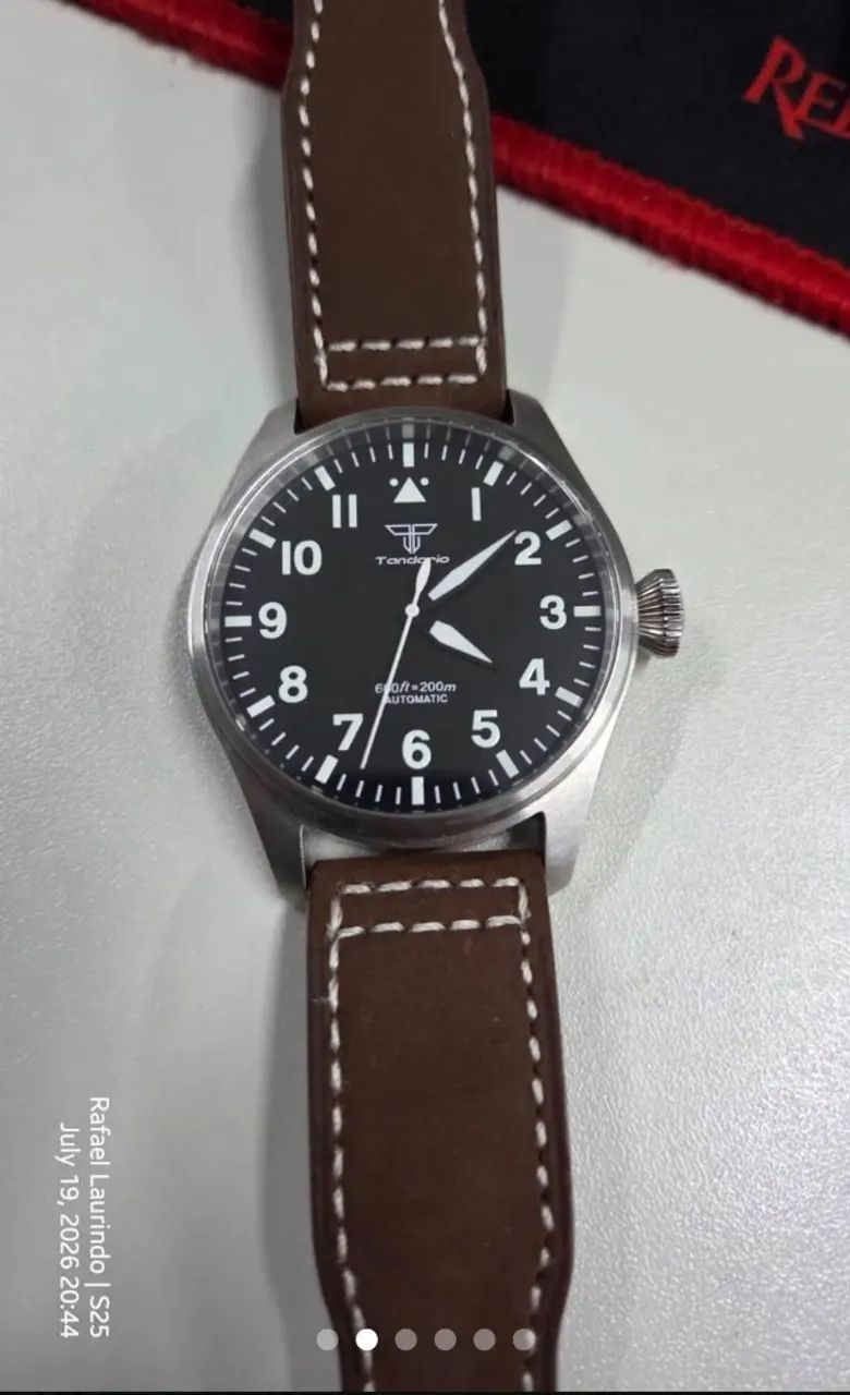 Relógio Pilot Automático Tandorio Td144b (Usado) - Foto 2