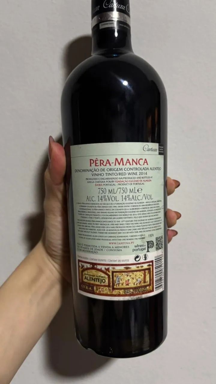 Vinho Cartuxa Pera Manca Tinto 2014 - Foto 4