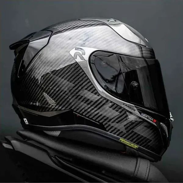 NOVO - Capacete HJC Rpha 11 Fibra de Carbono Bleer 59/60 L - Foto 2