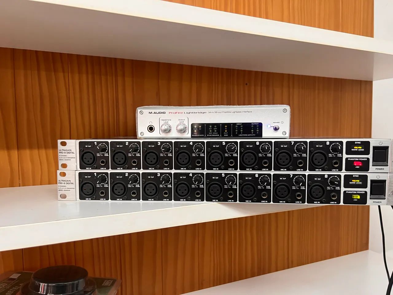 Kit M-Audio ProFire Lightbridge + 2 Behringer ADA8000 - Foto 3
